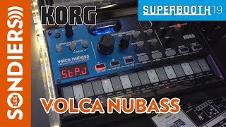 SUPERBOOTH 2019 KORG VOLCA NUBASS [upl. by Alleiram]