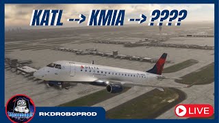 E175 Hops  KATL to KMIA to   VATSIM [upl. by Auhsuoj]