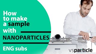 How to make a sample with nanoparticles ENG subs [upl. by Aihsenat468]