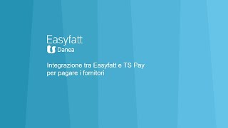 Pagare i fornitori con Easyfatt e TS Pay [upl. by Royal]