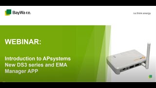 Introduction to APsystems New DS3 series and EMA Manager APP [upl. by Kepner]