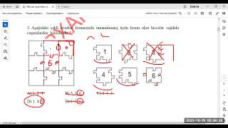 DİM zal nəzarətçisi imtahanı məntiq testləri [upl. by Airamat559]