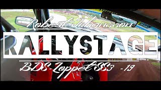 RALLYSTAGE  BDSLoppet SS3 2019 Robert Johansson [upl. by Veradis773]