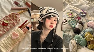 Crochet ideasstyles Pinterest inspired  Tiktok compilation💗🧶 [upl. by Euqinorev]