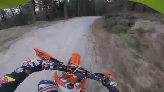 KTM 250 EXC Enduro trening slo [upl. by Esiuqram]