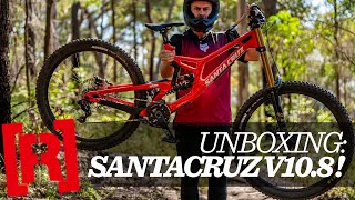 We test ride the new Santa Cruz V108  what a beast of a DH bike [upl. by Spillar]