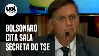 Live de Bolsonaro Apuração em sala secreta do TSE é falsa  UOL Confere [upl. by Ennaegroeg]