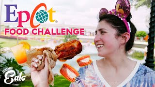 Ultimate Epcot Food Challenge Trying All Of The Iconic Eats [upl. by Cleave115]