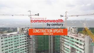 The Residences at Commonwealth by Century Construction Update – August 2019 [upl. by Ainedrag]