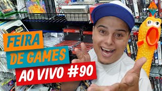 LIQUIDAÇÃO DE GAMES 🎮 Feira AO VIVO 🔴 c Ucolecionador Diego Ramires  Gameteczone 90 [upl. by Anigriv]