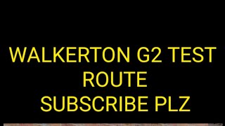 WALKERTON G2 TEST ROUTE WITH STREETS NAMES DESI CANADIAN VLOGGER [upl. by Ola34]