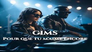 GIMS  Pour que tu maime encore Piano AI Cover [upl. by Eirruc]