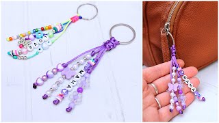 💜LLAVERO de hilo FACIL para regalar o vender💜TUTORIAL [upl. by Shirk]