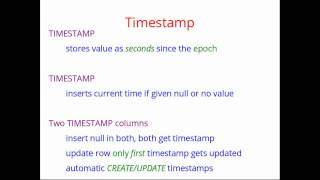 SQL Data Types [upl. by Ailadi]