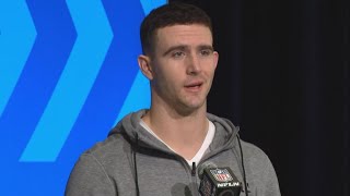 Stetson Bennett speaks about arrest NFL Draft at Combine [upl. by Yekcaj]