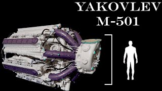 Yakovlev M501  The BIGGEST Piston Radial Ever Designed [upl. by Ches581]