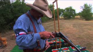 Double Barrel Shotgun Loading and Unloading a SidebySide  Cowboy Action Shooting [upl. by Atika]