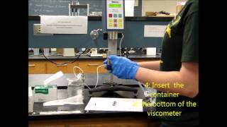 Viscosity of NonNewtonian Fluid Using Brookfield Rotational Viscometer [upl. by Swithbart855]