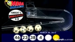 Lotto draw US style 640 million Mega Millions jackpot numbers drawn [upl. by Assyn]