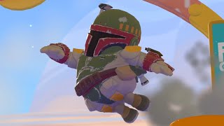 Boba Fett  Sarlacc Pit Escape celebration  Fall Guys  Star Wars [upl. by Leelah]