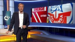 Energie Cottbus gegen Hansa Rostock  18 Spieltag 1415  Sportschau [upl. by Kenna845]