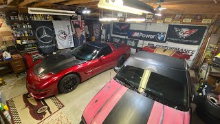 C5 Corvette Targa top rear seal change and a 90s lowrider throwback [upl. by Acirdna516]