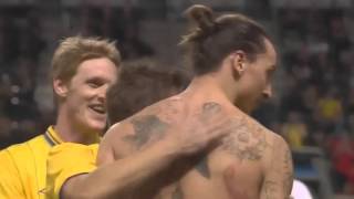 Sweden Vs England 4 2 Zlatan Ibrahimovic Unbelievable Bicycle Goal with Stan Collymore commentary [upl. by Bary]