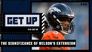 Discussing the significance of Russell Wilsons contract extension with the Broncos  Get Up [upl. by Kath]