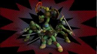 TMNT 2012 Opening 2003 Theme [upl. by Akirea]