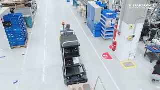 K Hartwall x BOSCH Rexroth movie  see the LiftLiner tugger train and Lean load carriers in action [upl. by Beane]