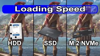 HDD vs SSD vs NVMe m2 Speed Test Benchmark [upl. by Sarad]