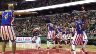 Hilarious Kid at Harlem Globetrotters Game [upl. by Nylemaj]