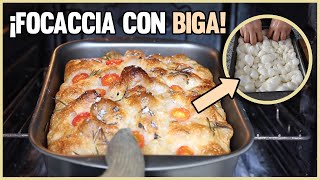 ¿CÓMO HACER UNA FOCACCIA EN CASA [upl. by Ornstead]