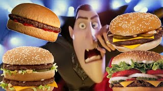 Hamburger Cheeseburger Big Mac Whopper Dracula meme full song [upl. by Heyward]