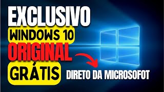 Como Baixar o Windows 10 Atualizado 100 GRÁTIS  ATIVAÇÃO ORIGINAL PARA SEMPREtutorial [upl. by Ruperto76]