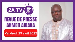 Revue de presse Ahmed Aïdara du Mardi 16 Juillet 2024 [upl. by Nnaeirrac]