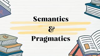 Lesson 1 What is Semantics [upl. by Ennaylloh]