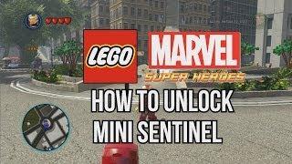 How to Unlock Mini Sentinel  LEGO Marvel Super Heroes [upl. by Carla]