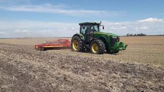 Vaderstad Carrier 625 XL  John Deere 8320 R [upl. by Kelsi]