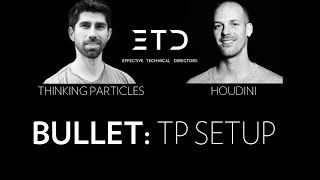 Thinking Particles vs Houdini Setting up Bullet in TP [upl. by Ateekahs575]