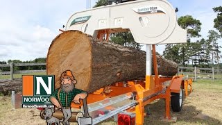 Aserradero LumberMan MN26 de Norwood – El aserradero más versátil disponible para el aficionado [upl. by Ottie]