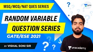 Random Variable Question Series MSQMCQNAT  GATEESE 2021 Exam  Vishal Soni [upl. by Nnylyma]