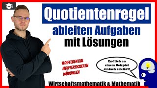 Quotientenregel Aufgaben mit Lösungen vorgerechnet [upl. by Gussman]