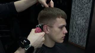 Haircut Machine Sound of Scissors  ASMR BARBER [upl. by Aker]