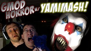 Gmod Horror Maps w YAMIMASH  JUMPSCARES AND CLOWNS [upl. by Arodoet]