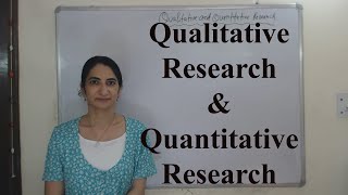 Qualitative Research and Quantitative Research [upl. by Spense]