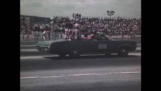 1969 Super Stock Nationals York PA Drag Racing  Fast Cars and Fast Girls in Bikinis [upl. by Lemhaj990]