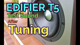 ทดสอบหลังจูน Edifier R1855DB vs Edifier T5 Subwoofer  ปรับตำแหน่ง ทำโทน Equal Loundness ด้วย Smaart [upl. by Aremaj]