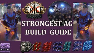 Poe 325  Strongest AG Build  Build Guide  All content  Ubers  T17  Fast minion [upl. by Zehcnas]