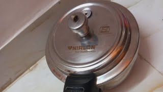 Review of NIRLON TRIPLY STEEL pressure cooker 15 litre [upl. by Shulamith]